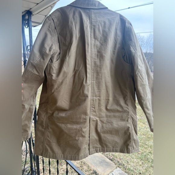 DULUTH TRADING CO Men’s Khaki Chino Field Blazer With Multiple Pockets Size LT - Picture 5 of 5